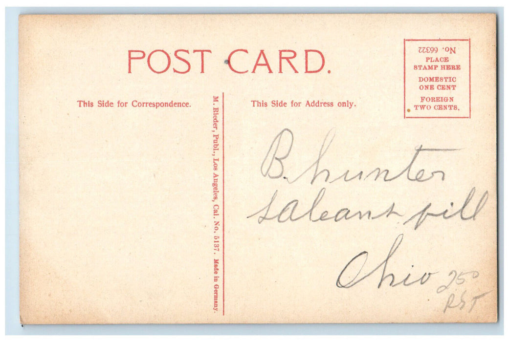 c1910 Balancing Rock Williamette River Thousand Wonders Oregon OR Postcard