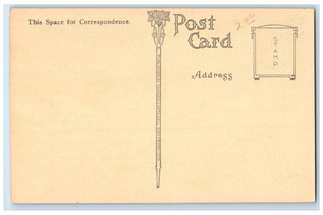 c1910 On Line of O-W.R. & N Auto Road to Mt. Hood Oregon OR Postcard