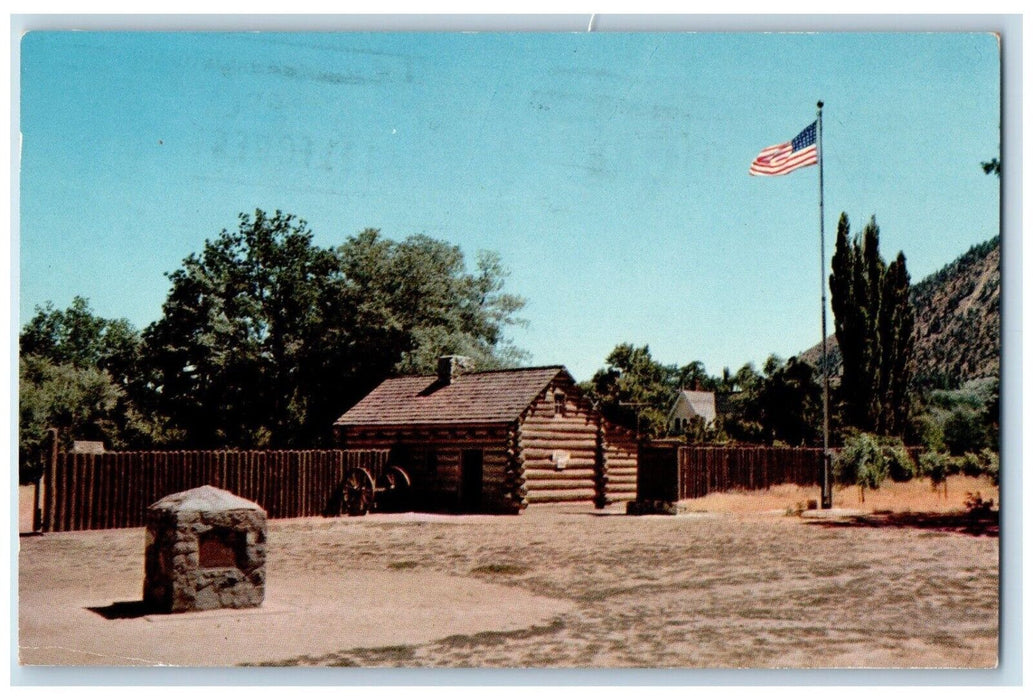 1958 Scenic View Fort Genoa Trading Post Reno Nevada NV Vintage Antique Postcard