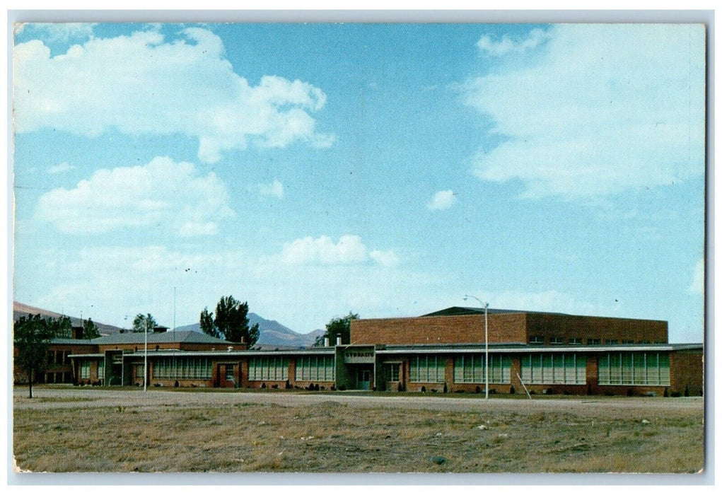 1960 Old Red School House Winnemucca Nevada NV Vintage Antique Unposted Postcard