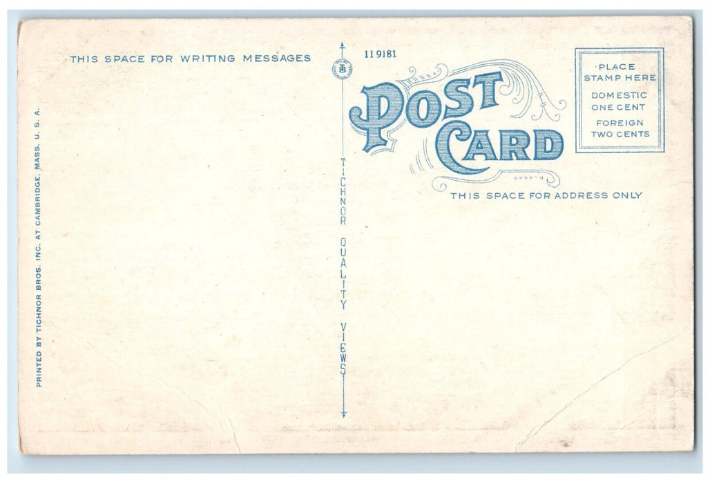 c1930's Path To Old School Of Philosophy Concord Massachusetts MA Postcard