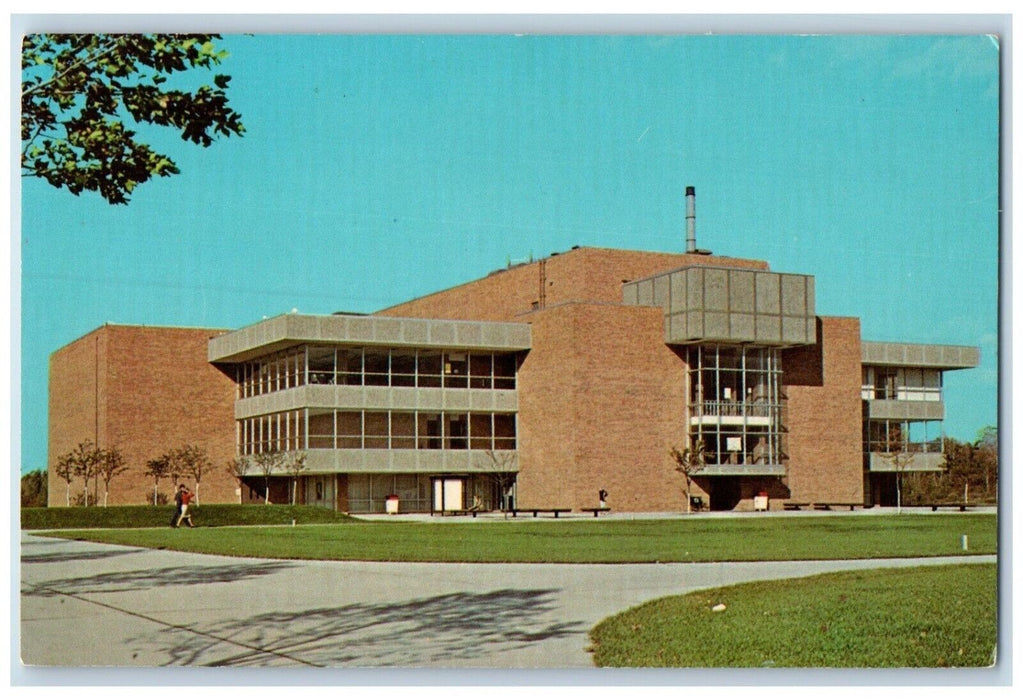 c1960's Saginaw Valley College University Center Michigan MI Vintage Postcard