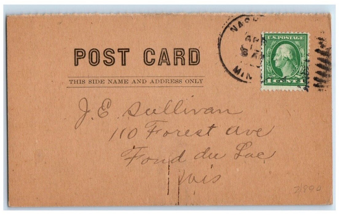 Nashwauk MN, Letter The Story Of The Rainbow Division Book Advertising Postcard