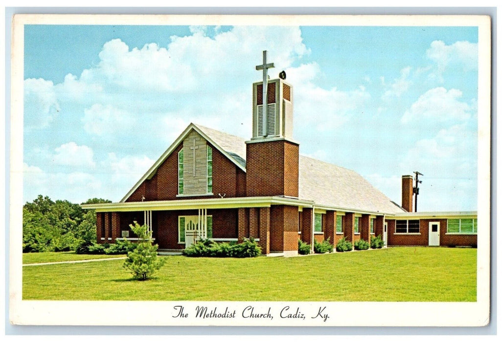 c1930's The Methodist Church Cadiz Kentucky KY Unposted Vintage Postcard