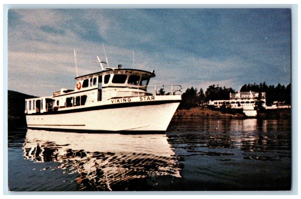 M/V Viking Star Cruises Scenic San Juan Islands Seattle Washington WA Postcard