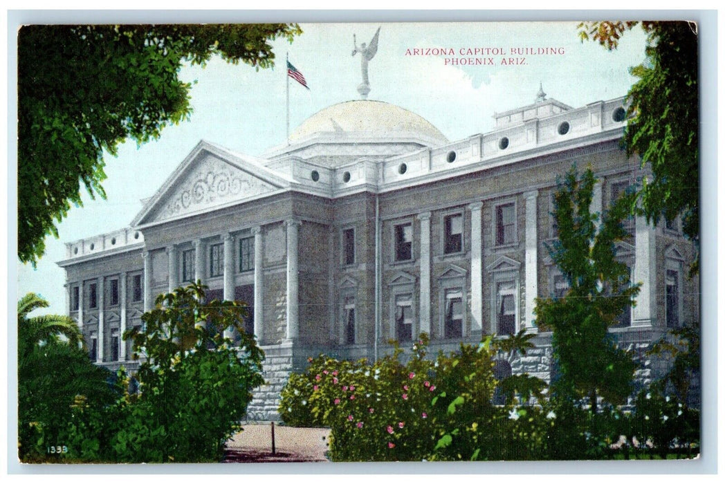c1910's Arizona Capital Building Phoenix Arizona AZ Unposted Antique Postcard