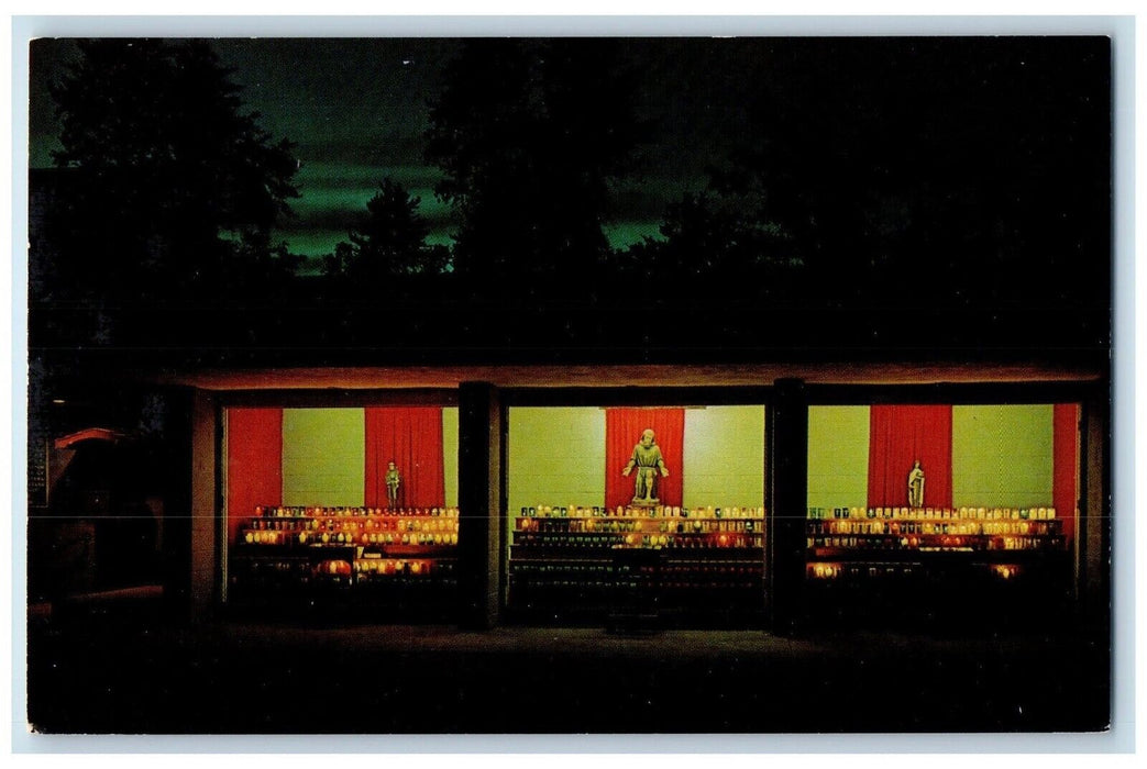 Catholic Shrine St. Anthony St. Peregrine St. Theresa Indian River MI Postcard