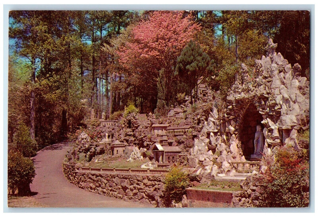 The Ave Maria Grotto On The Campus Saint Bernard College Cullman AL Postcard