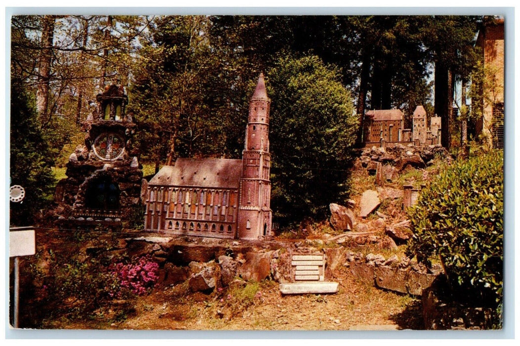 Ave Maria Grotto Replica Of St. Martins Church Cullman AL Vintage Postcard