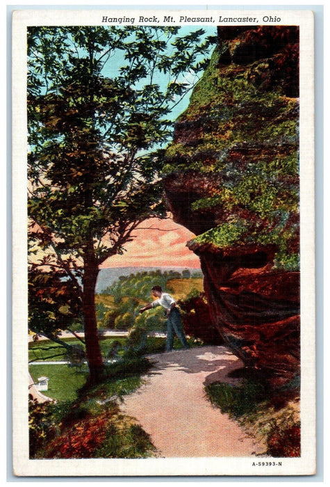 c1930's Hanging Rock Mt. Pleasant Lancaster Ohio OH Vintage Postcard