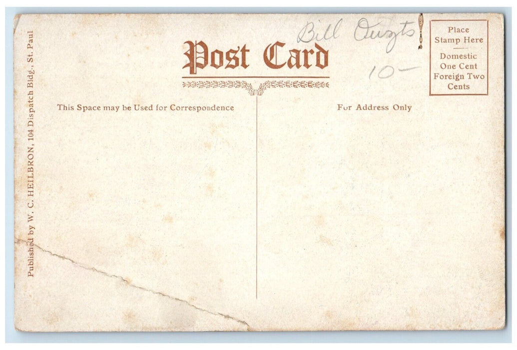 c1910's This Cell Occupied Younger Imprisonment Minnesota State Prison Postcard