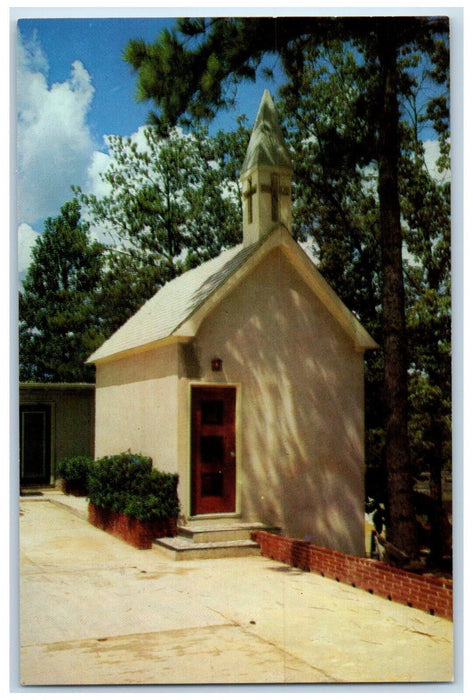 Darlington Prayer Chapel On The Court Of Georgian Motel Atlanta GA Postcard