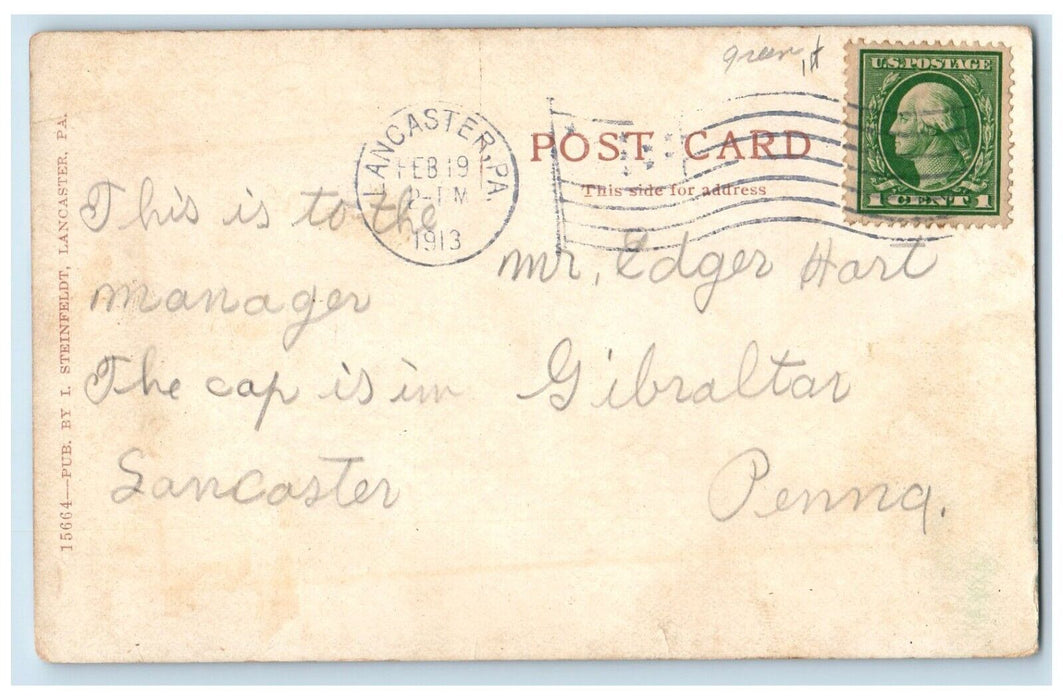 1913 Fishway At McCalls Ferry Dam Lancaster Pennsylvania PA Antique Postcard
