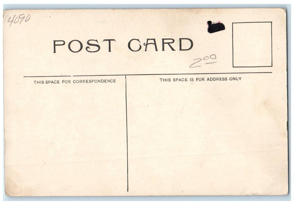 c1920 State Street Bridge Steel River Lake Bicycle Beardstown Illinois Postcard