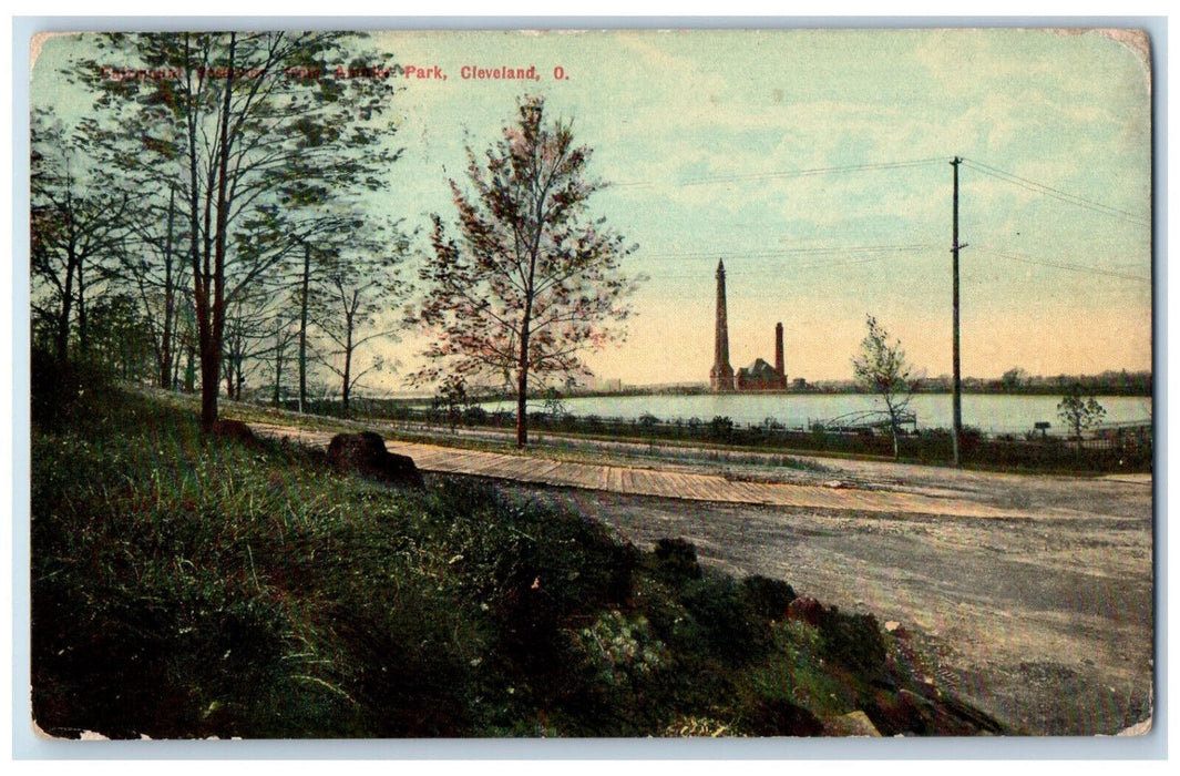 1910 Scene of Park Fairmount Cleveland Ohio OH Antique Posted Postcard