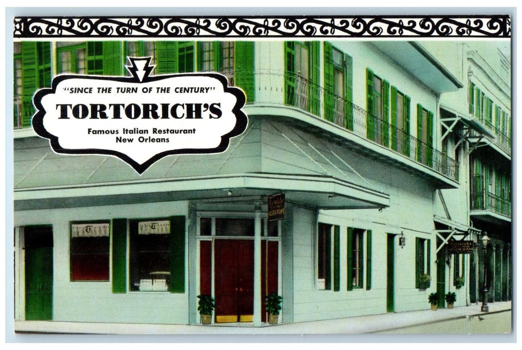 c1960 Tortorich's Famous Italian Restaurant  New Orleans Louisiana LA Postcard