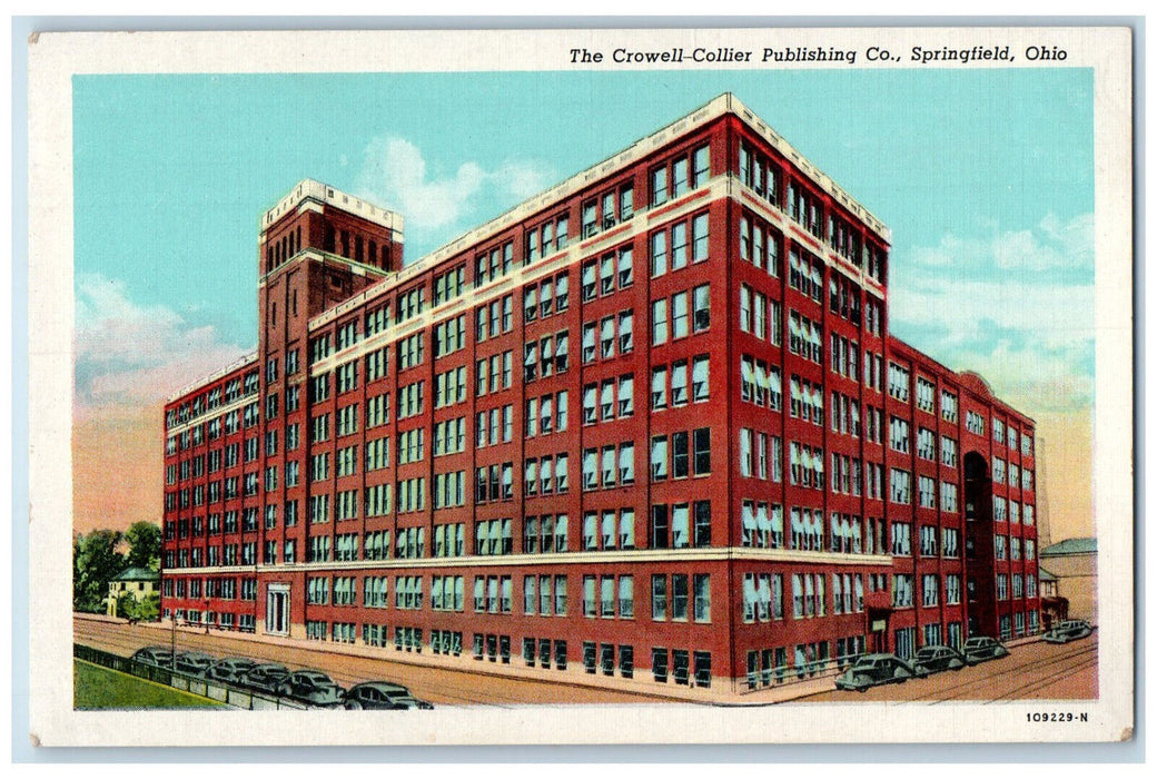 c1940's The Crowell-Collier Publishing Co. Springfield Ohio OH Postcard