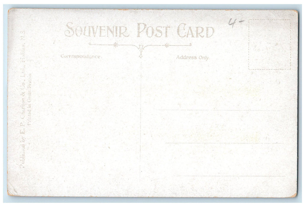 c1910 Military Prison Melville Island Halifax NS Canada Antique Postcard