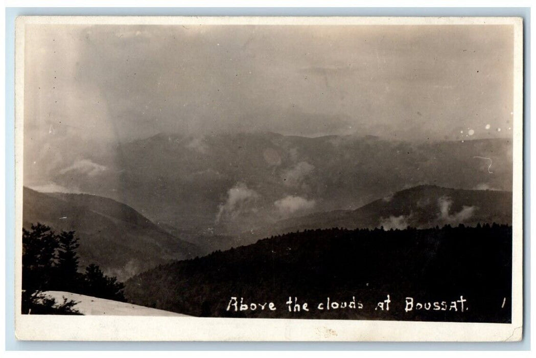 c1920's Above The Clouds Mountain View Minnesota MN RPPC Photo Postcard