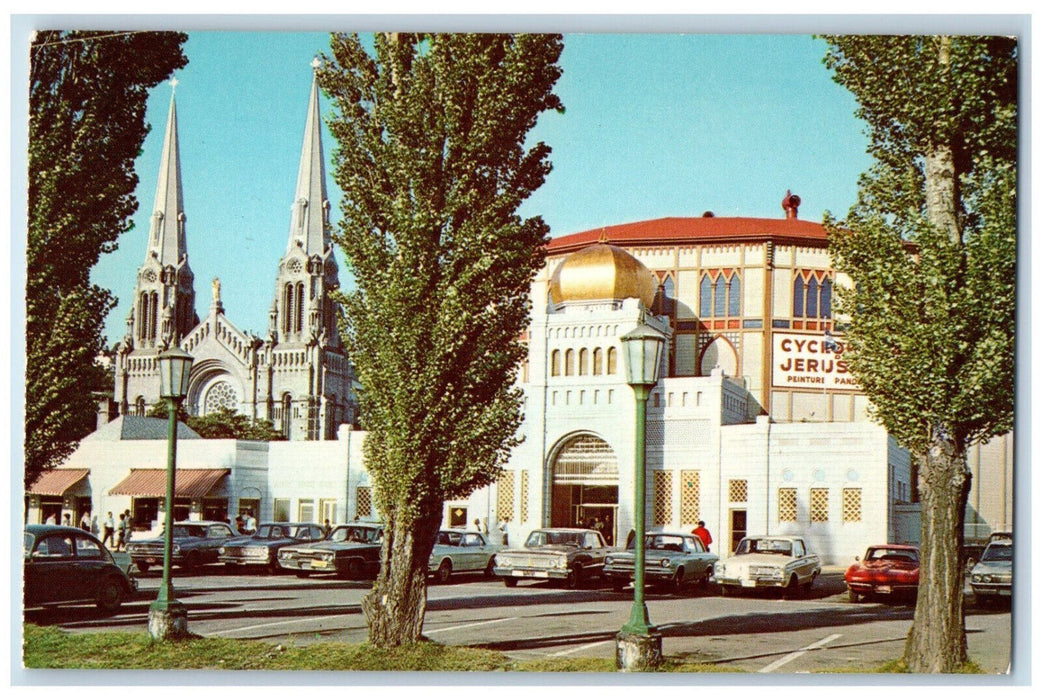 c1950's Cyclorama De Jerusalem Ste-Anne De Beaupre Quebec Canada Postcard
