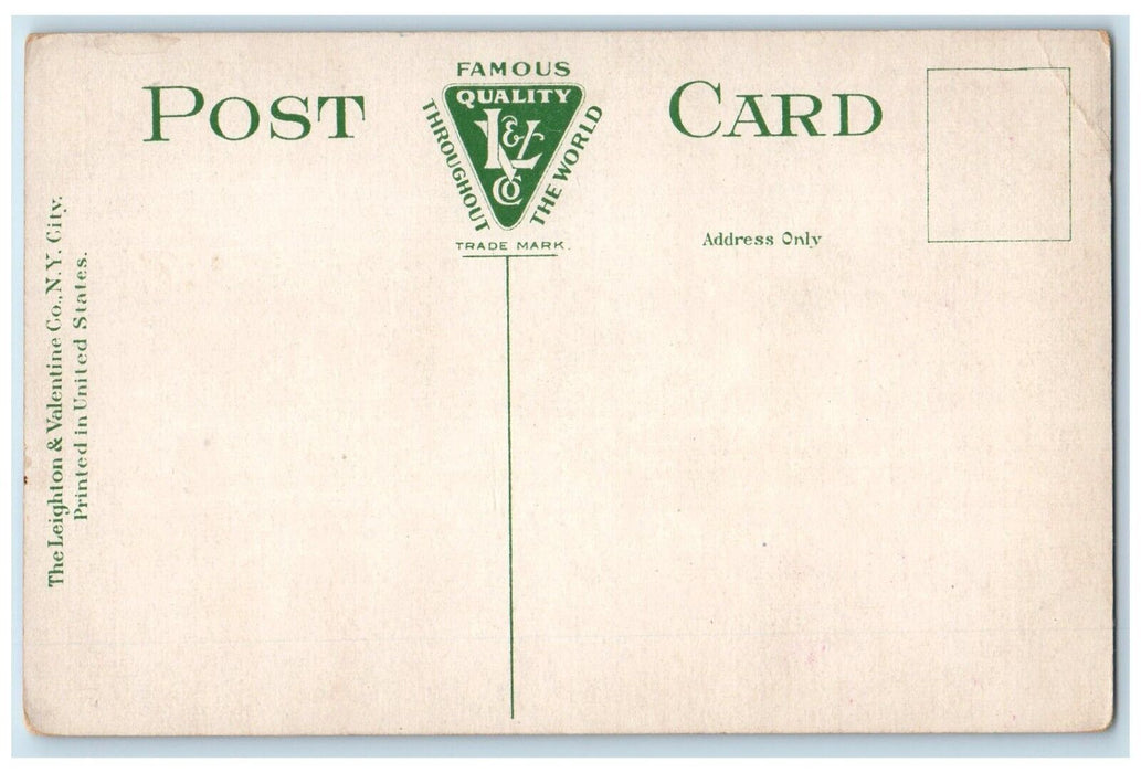 1910 Lakeside Drive Wallace Monument Druid Hill Park Baltimore Maryland Postcard
