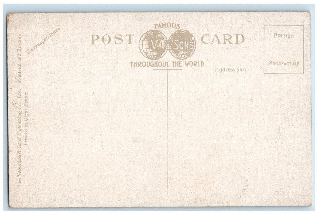 c1910 Mt. Edith Banff Canadian Rockies Alberta Canada Antique Postcard