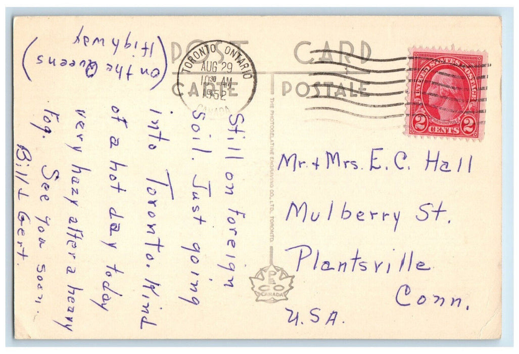1952 Westminster Hospital London Ontario Canada Vintage Multiview Postcard