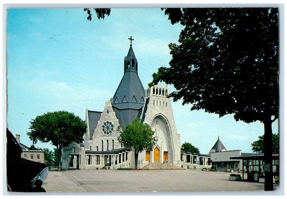 c1950's The Basilica Sanctuary Notre Dame Du Cap Shrine Canada Postcard