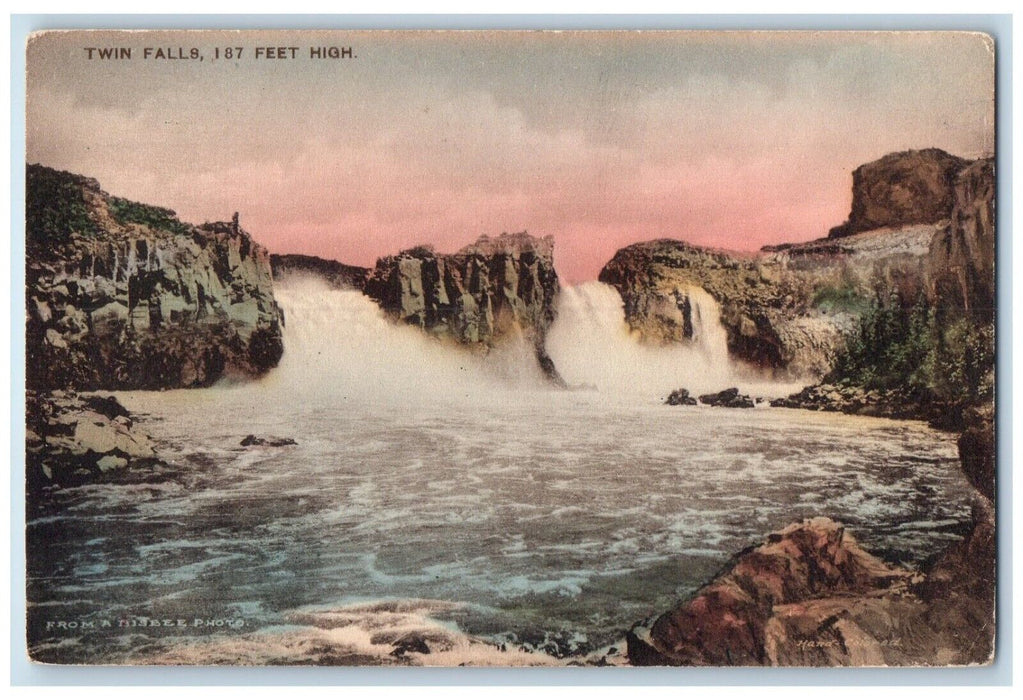 c1910 Scenic View River Twin Falls Idaho ID Unposted Vintage Antique Postcard
