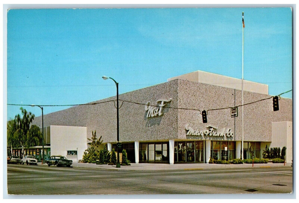 c1960 Meier Frank Co. Department Store Exterior Building Salem Oregon Postcard