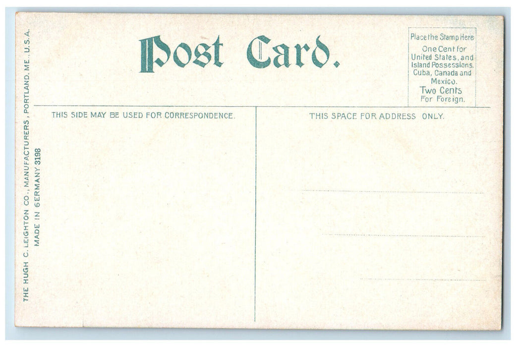 c1910 Entrance to Masten Park High School Buffalo New York NY Postcard