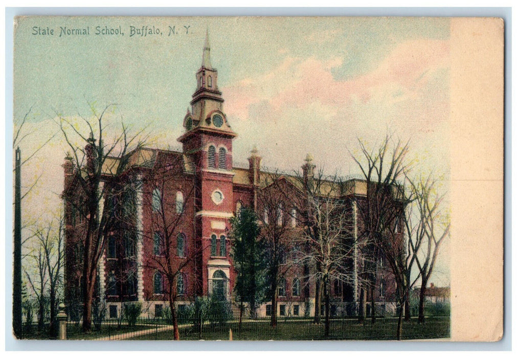 1911 State Normal School Buffalo New York NY Rotograph Co. Posted Postcard