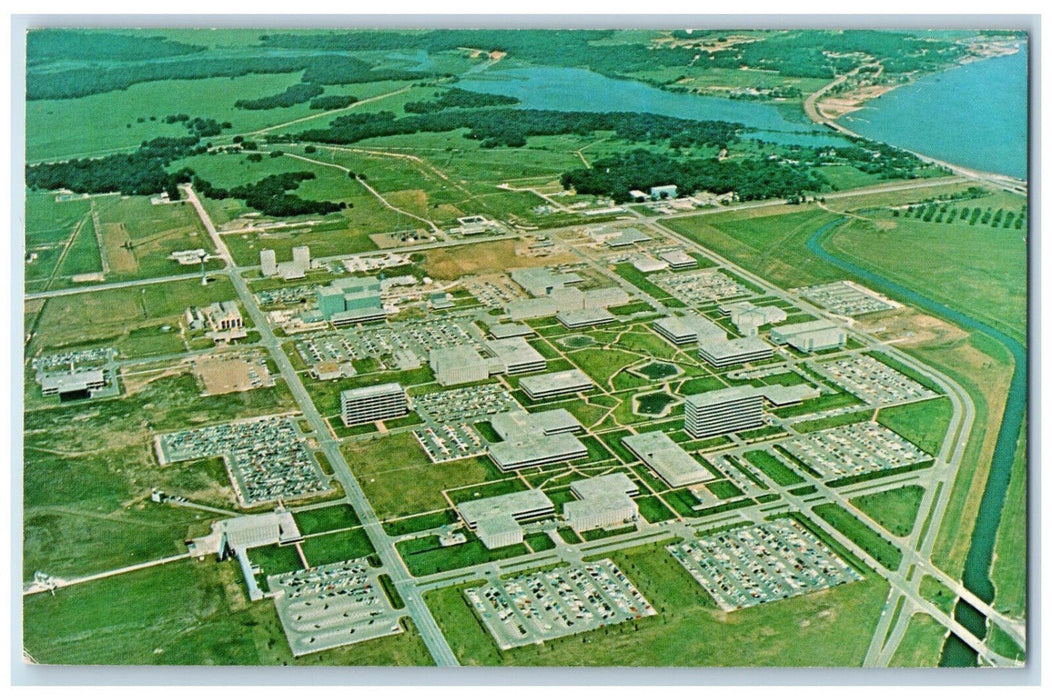 1970 Manned Spacecraft Center Houston Texas TX Vintage Posted Postcard