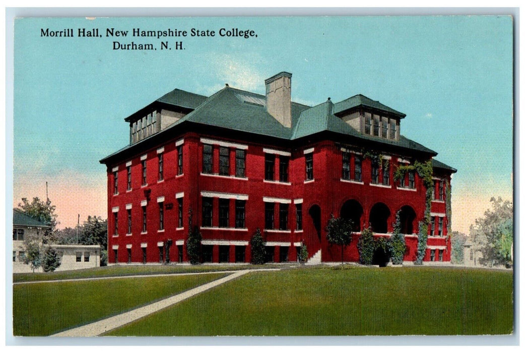 c1910's Morrill Hall New Hampshire State College Durham NH Antique Postcard