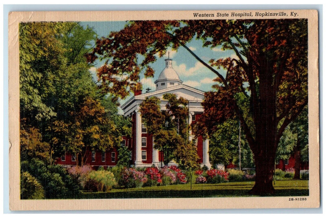 1960 Western State Hospital Hopkinsville Kentucky KY Posted Vintage Postcard