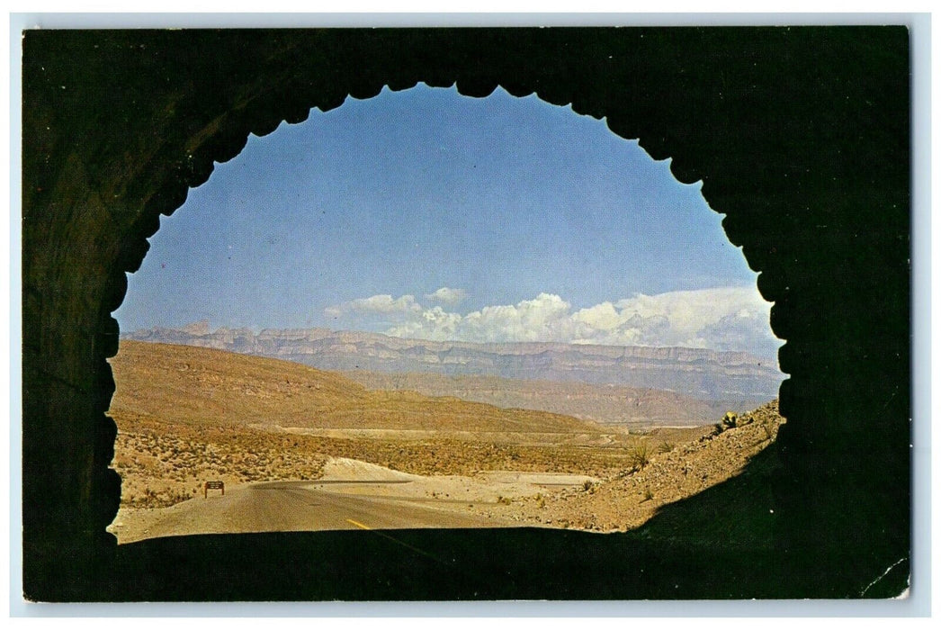 1962 Tunnel On Boquillas Canyon Road Big Bend National Park Texas TX Postcard