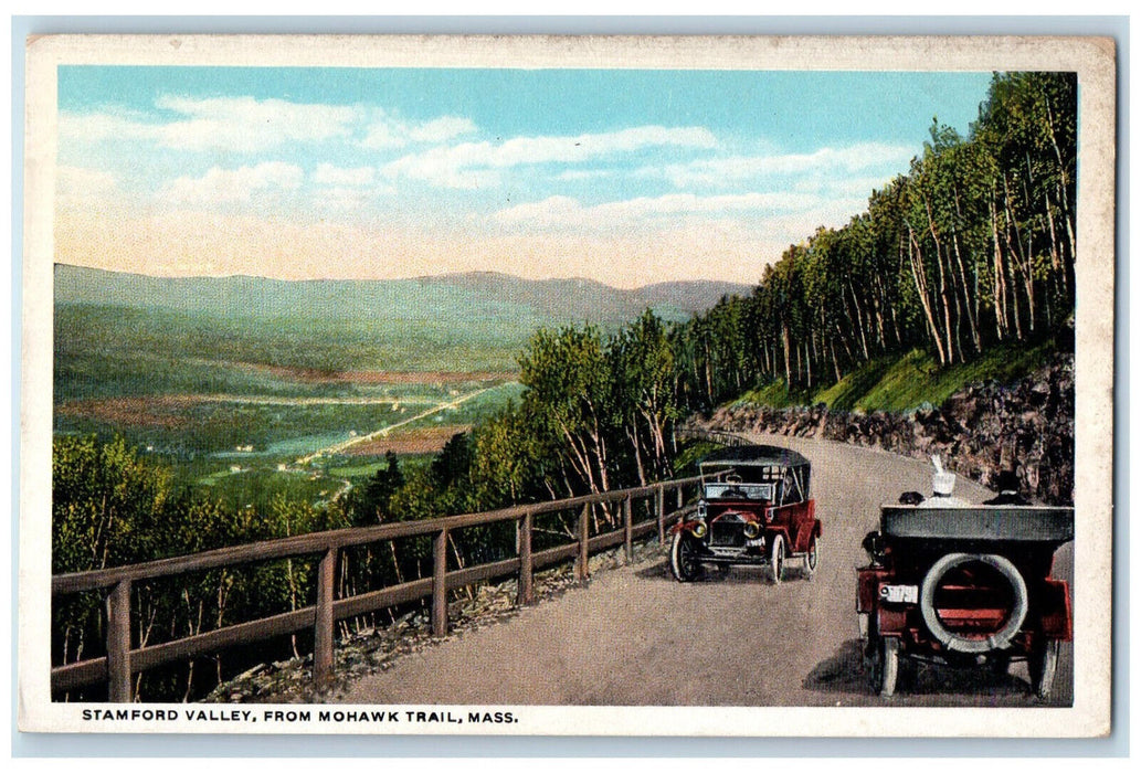 c1920's Stamford Valley From Mohawk Trail Massachusetts MA Unposted Postcard