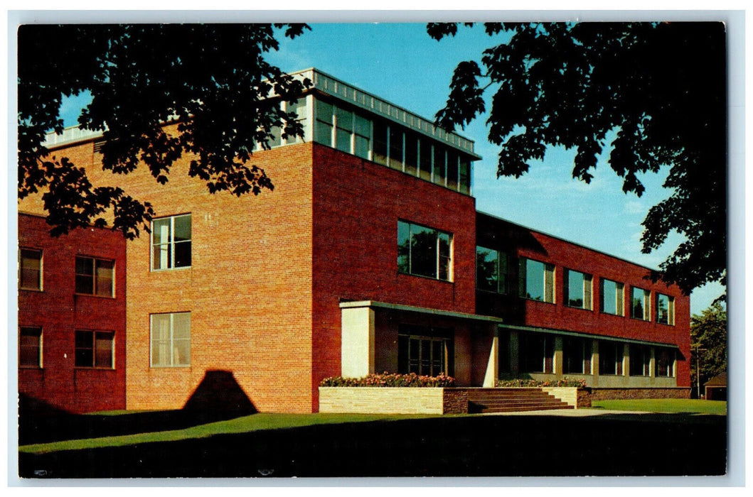 c1960's Memorial Michigan College of Mining & Technology Houghton MI Postcard