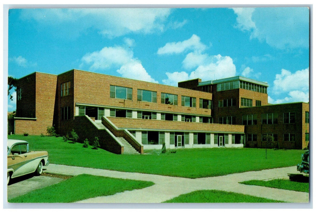 c1960's Memorial Union Michigan College of Mining & Tech Houghton MI Postcard