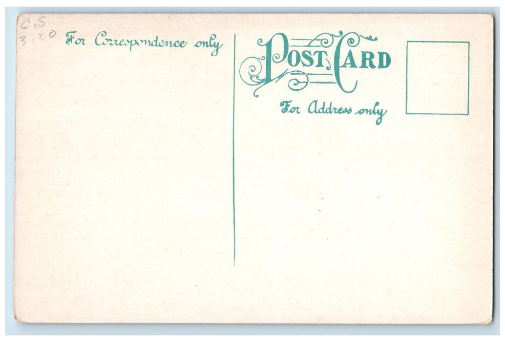 c1910 Old Bradford House Kingston Massachusetts MA Antique Unposted Postcard
