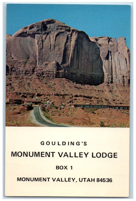 c1950's Goulding's Monument Valley Lodge Monument Valley Utah UT Postcard