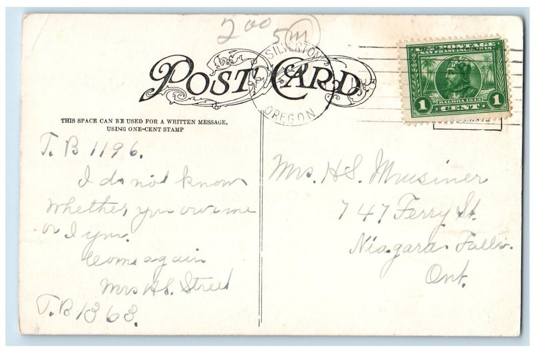 1913 Mt. Hood  Cloud Cap Inn Exterior Building Columbia River Oregon OR Postcard