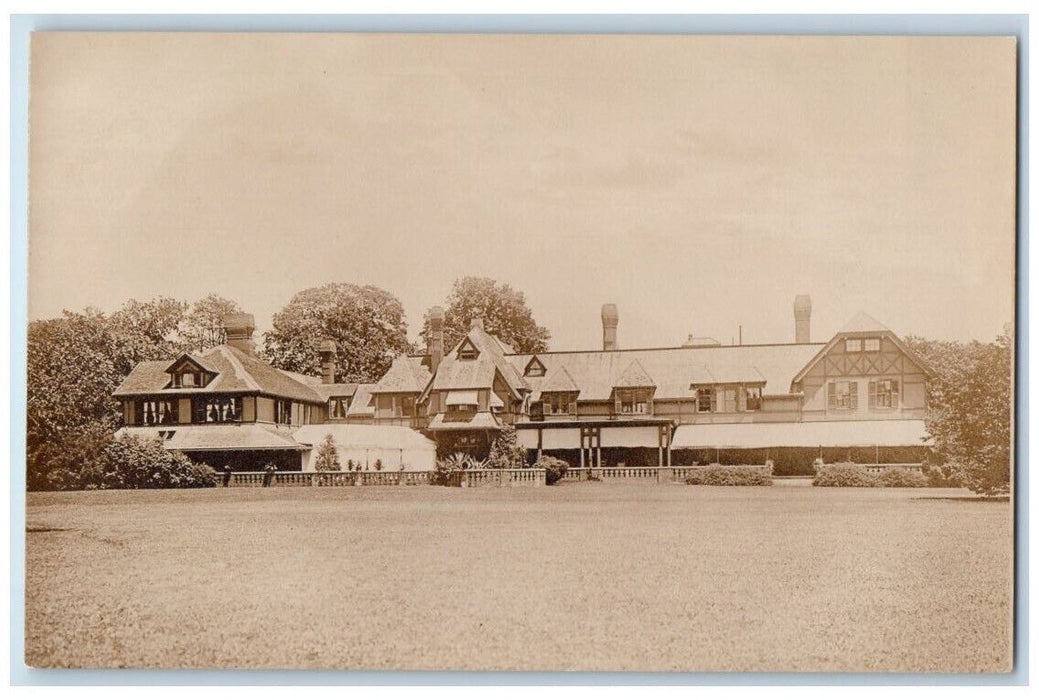 c1910's Sargent Estate View Brookline Massachusetts MA RPPC Photo Postcard