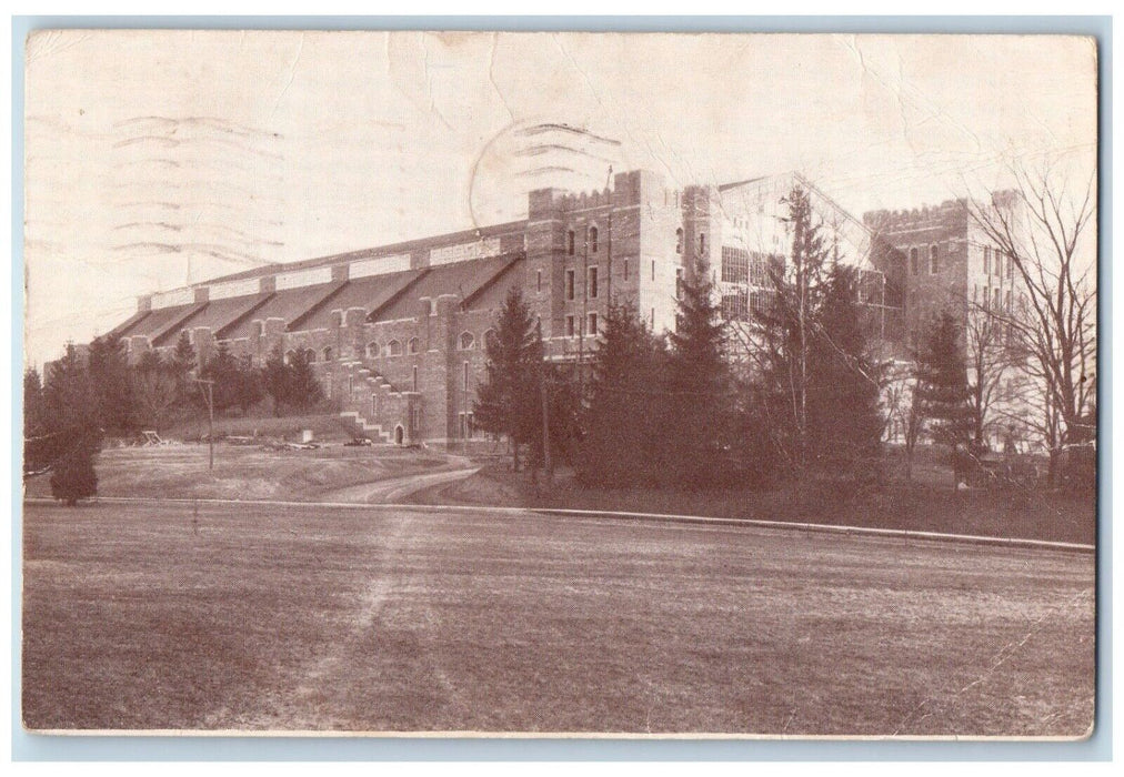 1940 Drill Hall Cornell University Exterior Building Ithaca New York NY Postcard