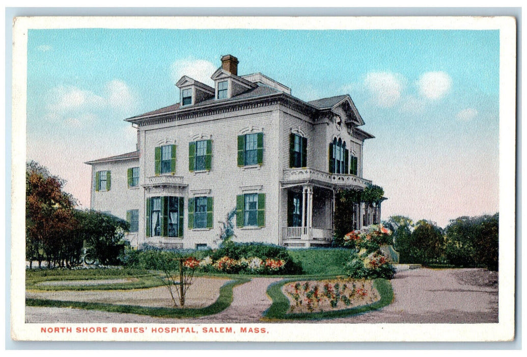 c1920's North Shore Babies Hospital Salem Massachusetts MA Unposted Postcard