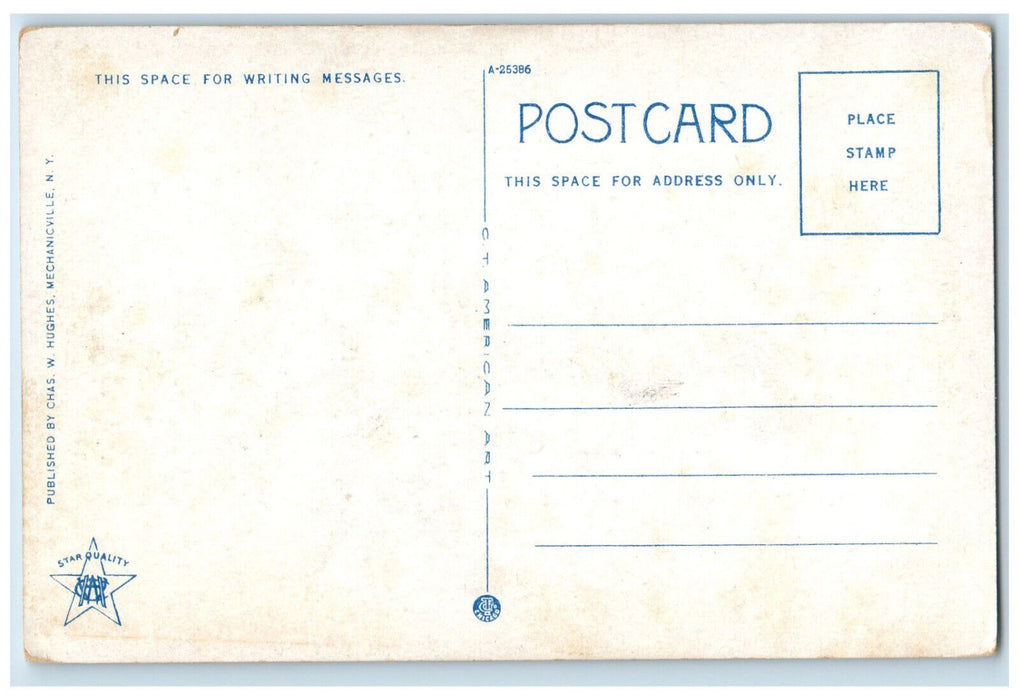 c1920's Dickinson Hall Westfield Massachusetts MA Antique Unposted Postcard