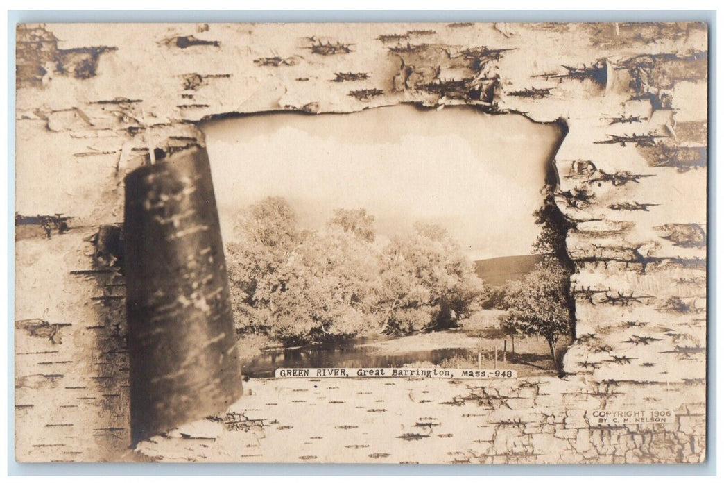 c1930's Green River Great Barrington Massachusetts MA RPPC Photo Postcard