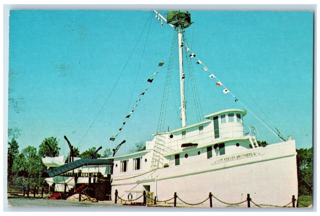 c1960 Flagship Nanticoke Queen Steamer McKeever Bros. Seaford Delaware Postcard