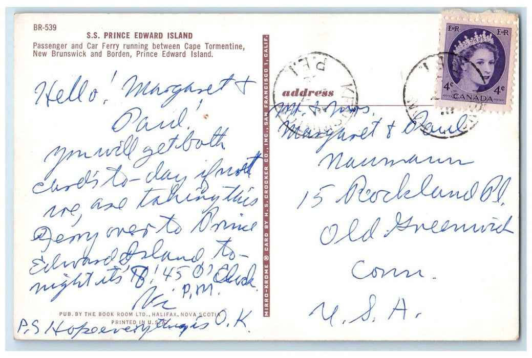 c1960 M/S Grand Bahama Country Club Hotel End West Palm Beach Florida Postcard