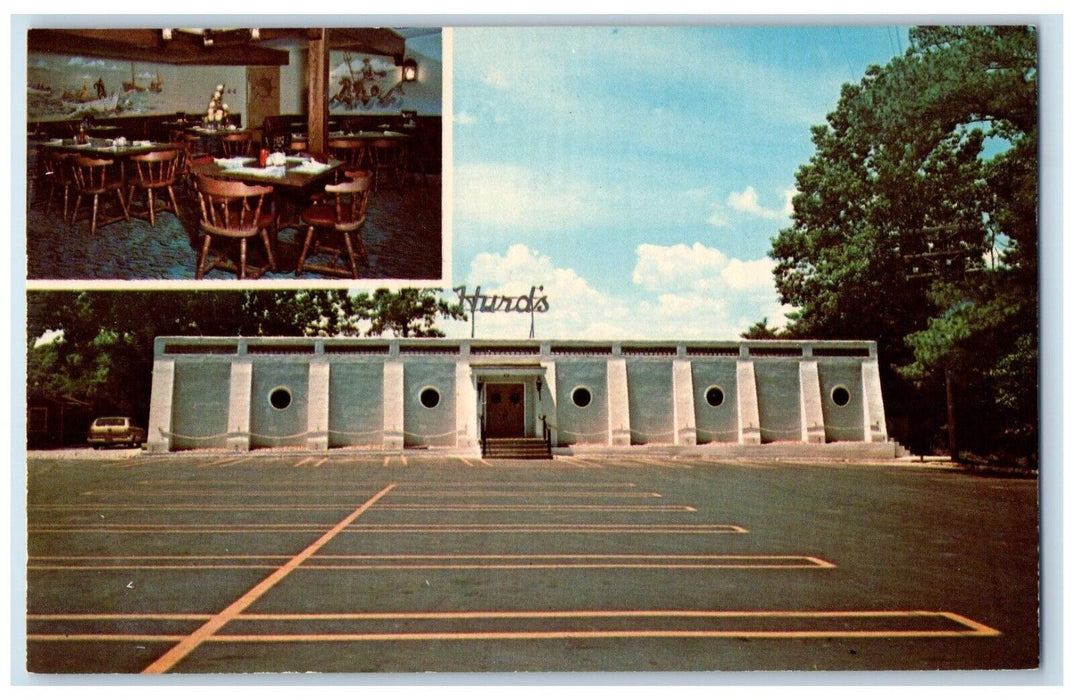 c1960 Hurd Seafood Restaurant Virginia Beach Virginia VA Multi-View Postcard